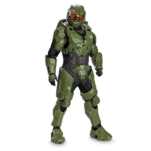 Disguise Herren-Kostüm Master Chief Infinite Ultra Prestige, offizielles mehrteiliges Halo-Meisterchief-Kostüm für Erwachsene, Master Chief, Large/XL (42-46) von Disguise