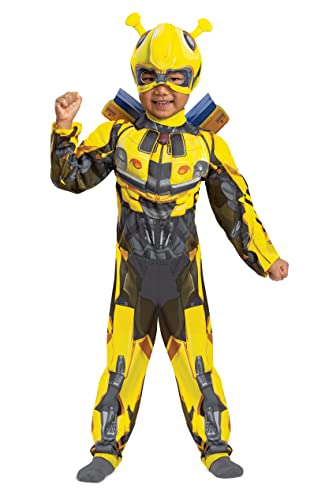 Disguise Hummel-Kostüm für Kinder, offizielles Transformers Rise of the Beasts Kostüm mit Muskelpolster und Maske, Größe 3T-4T Disguise Hummel-Kostüm für Kinder, offizielles Transformers Rise of the Beasts Kostüm mit Muskelpolster und Maske, Größe 3T-4T von Disguise