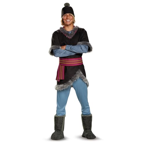 Disguise Kristoff Kostüm, offizielles Frozen Outfit für Erwachsene, Größe S, 99925P-FUN, Braun von Disguise