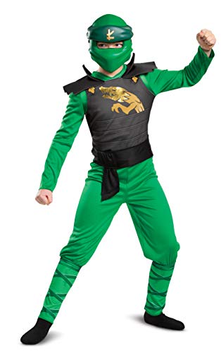 Disguise Lloyd Kostüm für Kinder, Klassisches LEGO Ninjago Legacy Thema Kinder Charcter Jumpsuit, Kindergröße Small (4-6) von Disguise