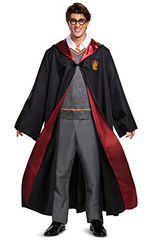 Disguise Men's Harry Potter Deluxe Adult Costume, Black & Red, XXL (50-52) von Disguise