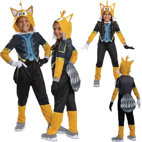 DISGUISE Prime Classic Sonic Tails Kinder Karnevalskostüm 7-8 Jahre alt von Disguise