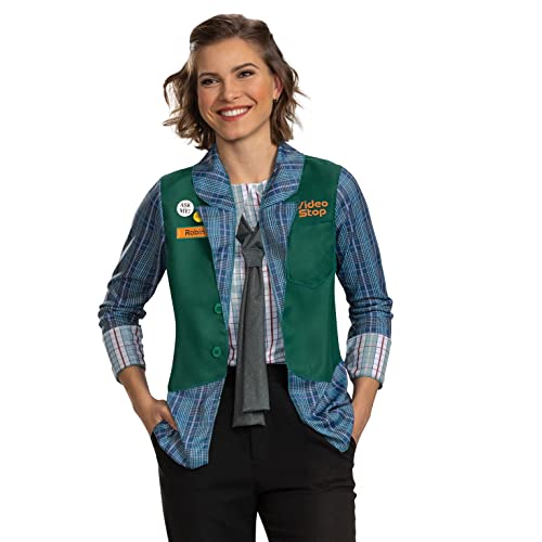 Disguise Stranger Things Adult Deluxe Video Stop Robin S4 Fancy Dress Costume Large Disguise Stranger Things Adult Deluxe Video Stop Robin S4 Fancy Dress Costume Large von Disguise