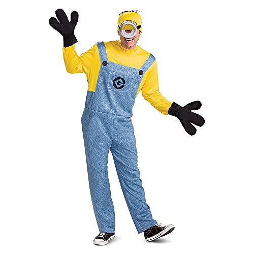 Disguise Deluxe Minion Kostüm für Erwachsene, Mehrfarbig, XL (42-46) von Disguise