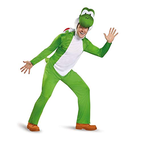 Disguise Yoshi Deluxe Kostüm für Erwachsene, mehrfarbig, X-Large von Disguise