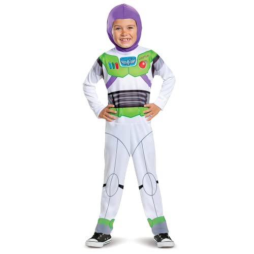 Disney Official Classic Buzz Lightyear Costume Kids, Buzz lightyear Dress Up Onesie, toy Story Dress Up costume Fancy dress, costumes for Boys M von Disguise