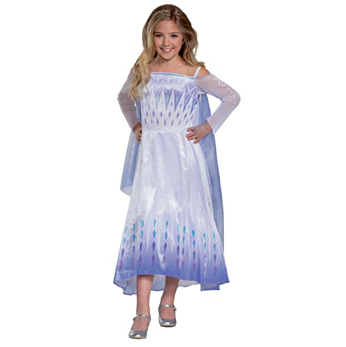 Disney Offizielles Deluxe Frozen Elsa Kostüm Mädchen, Elsa Kleid Mädchen, Eiskönigin Kostüm Mädchen, Elsa Kostüm Kinder, Karneval Fashingskostüm Prinzessin Kostüm für Kinder S Disney Offizielles Deluxe Frozen Elsa Kostüm Mädchen, Elsa Kleid Mädchen, Eiskönigin Kostüm Mädchen, Elsa Kostüm Kinder, Karneval Fashingskostüm Prinzessin Kostüm für Kinder S von Disguise