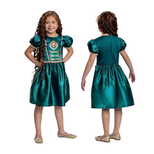 Disney Offizielles Standard-Merida-Kostüm für Kinder, Prinzessinnen-Kostüm für Kinder, Größe M von Disguise