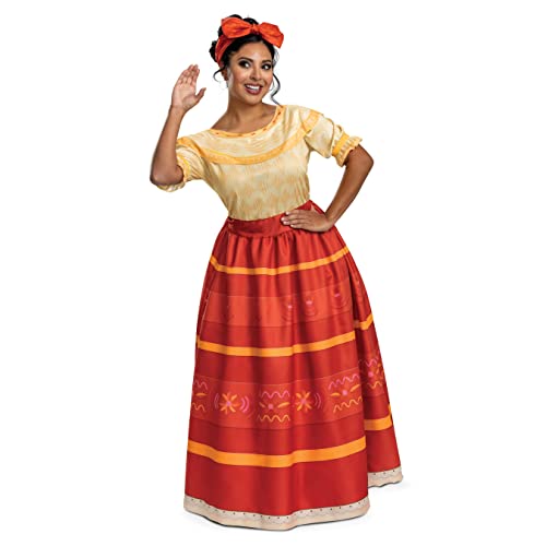 Encanto Costumes, Official Disney Encanto Mirabel and Dolores Deluxe Adult Costumes, Dolores, (8-10) von Disguise