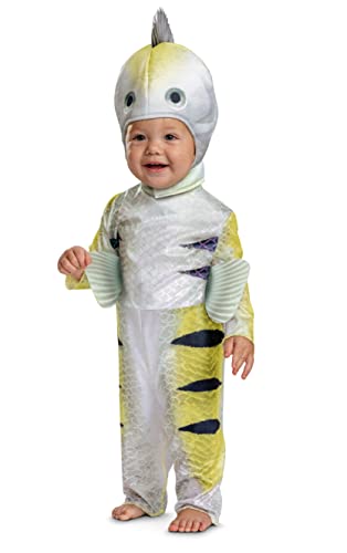 Flounder Infant Costume, Official Disney The Little Mermaid Live Action Costume Outfit, Little Infant Size (12-18 Months) von Disguise