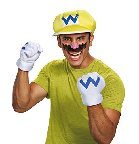 Generique - Nintendo Wario Kostüms-Set Lizenzartikel von Disguise