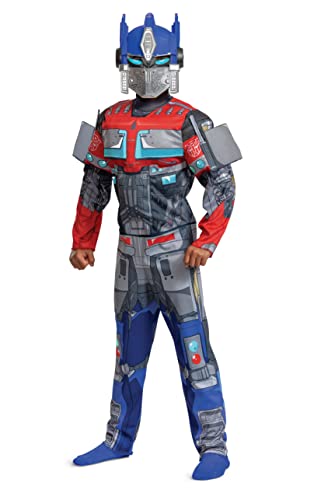 Optimus Prime Kostüm, Muskeltransformator-Kostüme für Jungen, gepolsterter Charakter-Overall, Kindergröße, XS (3T-4T) von Disguise