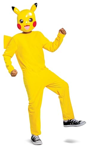 Disguise Pikachu-Kostüm für Kinder, offizielles Pokémon-Kostüm, Größe XL (14-16) von Disguise