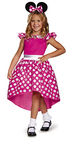 Pink Minnie Basic Plus Kleinkind Kostüm, Wie abgebildet, Girls (4-6X) von Disguise