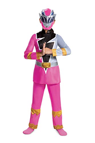 Pink Ranger Deluxe Costume for Kids, Power Rangers Dino Fury, Small (4-6x) von Disguise