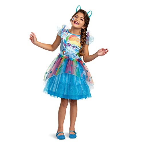 Rainbow Dash Costume for Girls, Official My Little Pony Deluxe Kids Character Dress Outfit, Child Size Small (4-6x) von Disguise