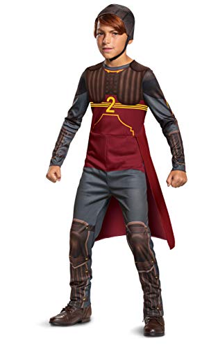 Ron Weasley Quidditch Costume for Kids, Classic Harry Potter Boys Outfit, Children Size Large (10-12) Red von Disguise