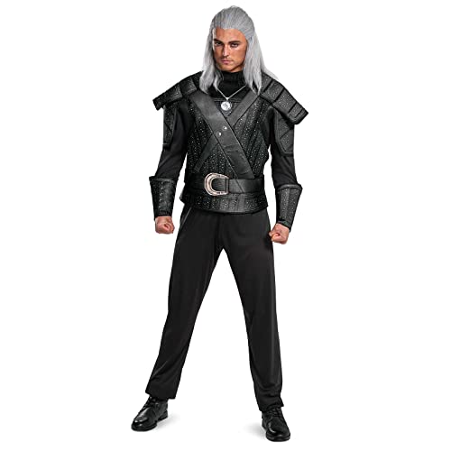 The Witcher Klassisches Geralt-Kostüm für Erwachsene, wie abgebildet, Men's Size Extra Large (50-52) von Disguise