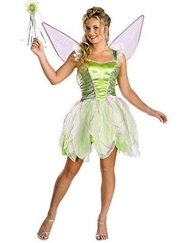 Tinkerbell Tinker Bell Disney Fairy Neverland Book Week Deluxe Damenkostüm L von Disguise