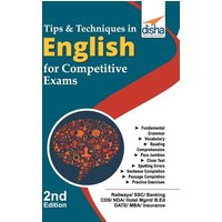 Tips & Techniques in English for Competitive Exams 2nd Edition von Disha Publication