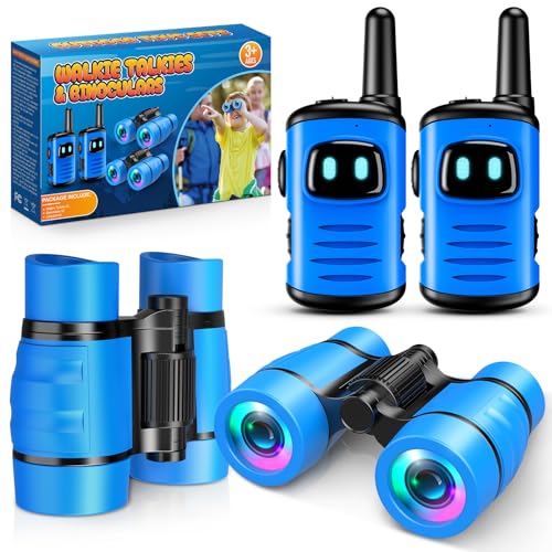 Dislocati Walkie Talkie Kinder, Outdoor Spielzeug ab 3-9 Jahre Junge Fernglas für Kinder Geschenke Junge 3-9 Jahre Garten Spielzeug Kinder für Draußen Kinderspielzeug ab 3-9 Jahre Outdoor Spiele von Dislocati