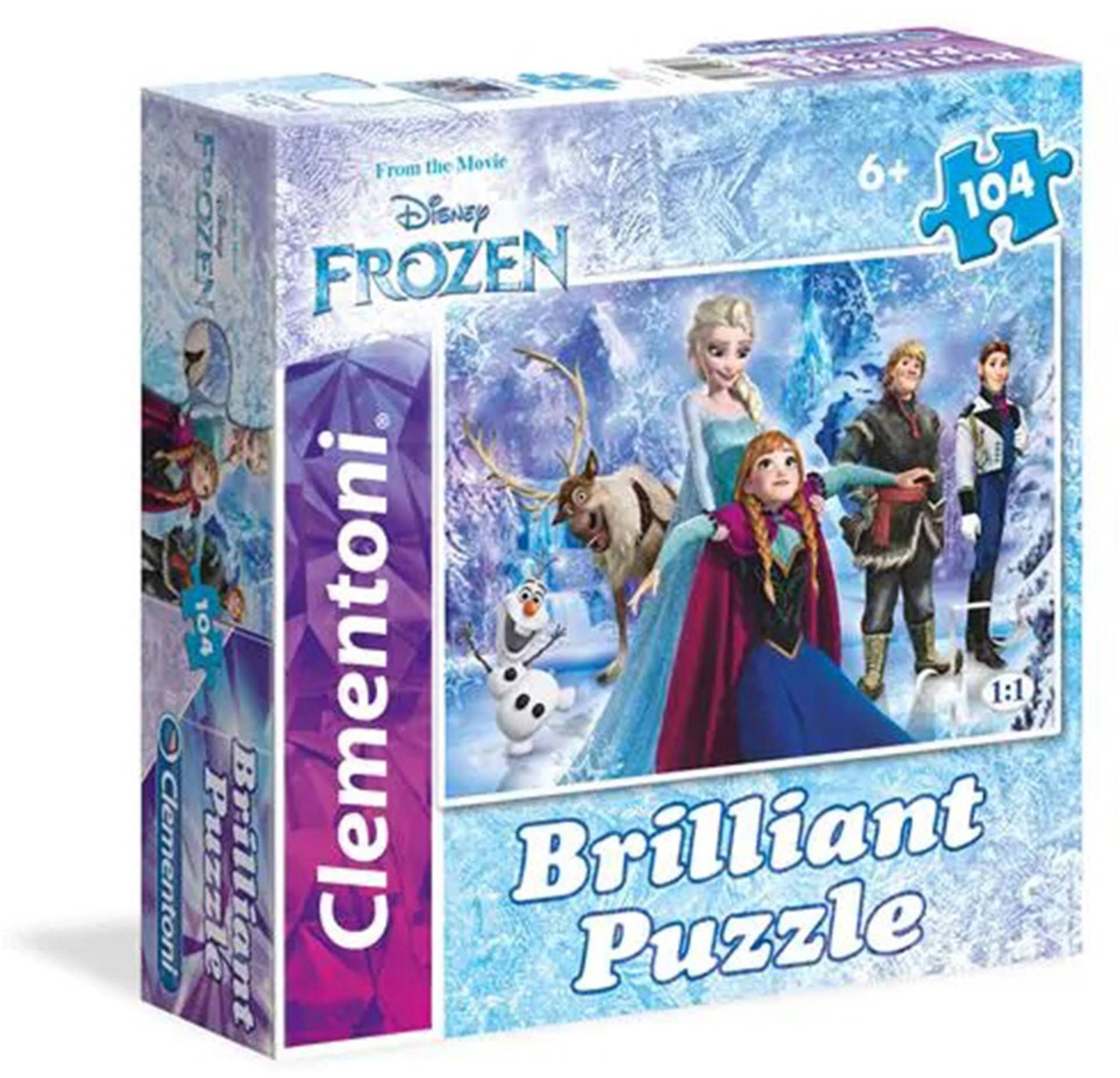 Disney Die Eiskönigin Brillant Puzzle, 104 Teile von Disney Die Eiskönigin
