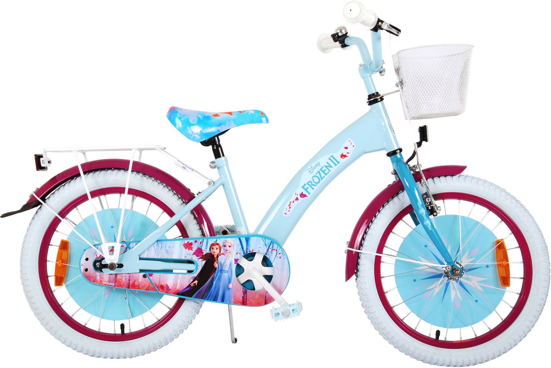 Disney Die Eiskönigin Kinderfahrrad 18 Zoll, Blau/Lila von Disney Die Eiskönigin