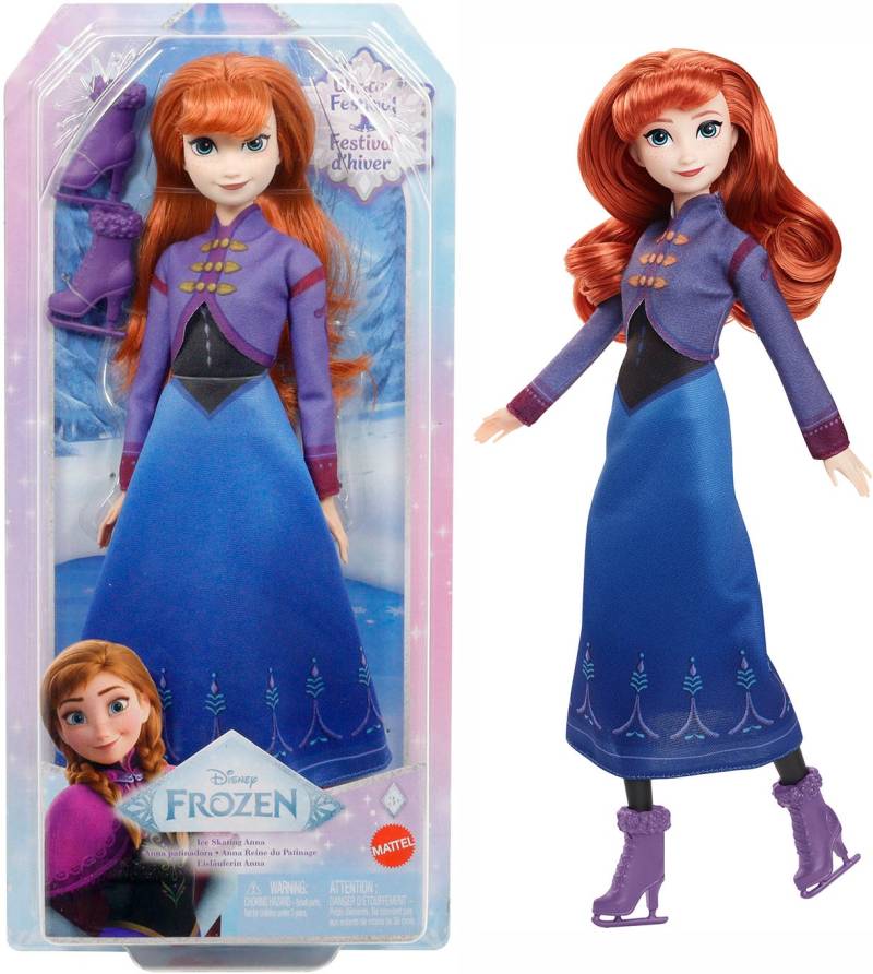 Disney Die Eiskönigin Puppe Anna mit Schlittschuhen von Disney Die Eiskönigin