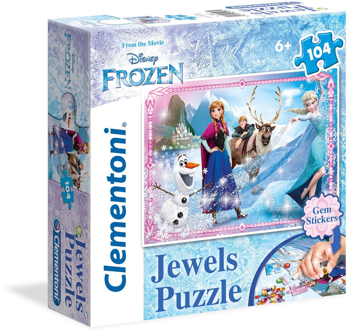 Disney Die Eiskönigin Puzzle mit Diamanten, 104 Teile von Disney Die Eiskönigin