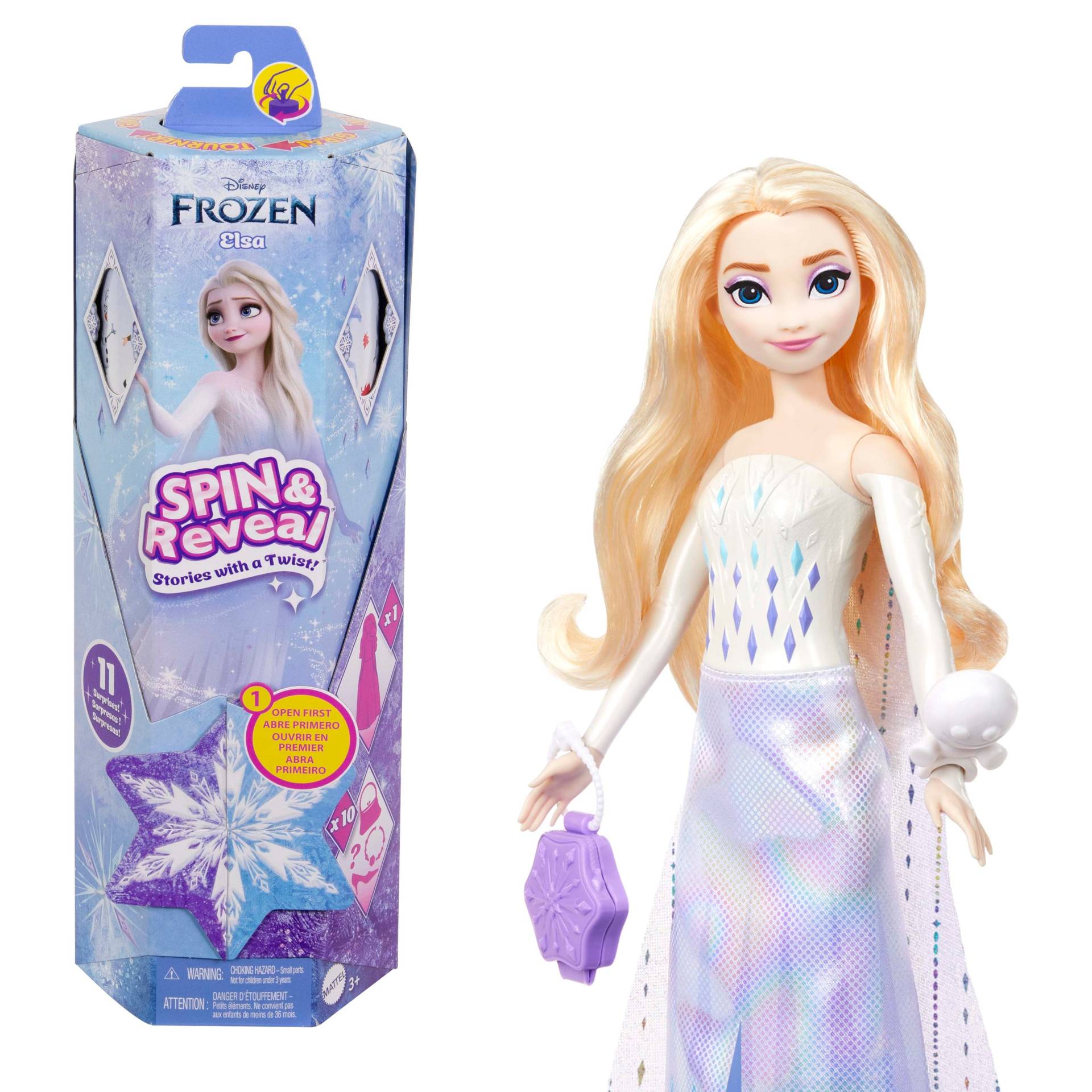 Disney Die Eiskönigin SPIN &  REVEAL Elsa-Puppe von Disney Die Eiskönigin