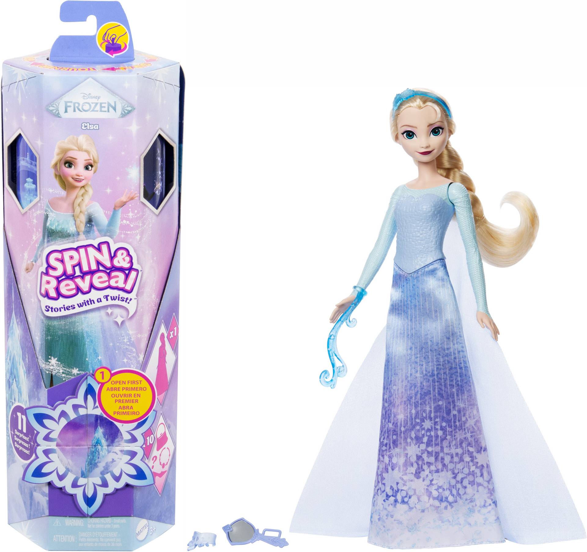 Disney Die Eiskönigin Spin &  Reveal Puppe Elsa von Disney Die Eiskönigin