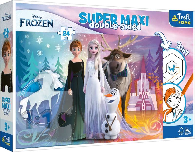 Trefl Primo Die Eiskönigin Super Maxi Puzzle 24 Teile von Disney Die Eiskönigin