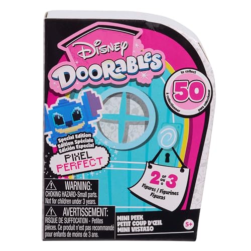 Disney Doorables Pixel Perfect Mini Peek-Figuren, 3,8 cm Überraschungs-Sammelfiguren, Kinderspielzeug ab XX Jahren von Just Play, 7.32 von Disney Doorables