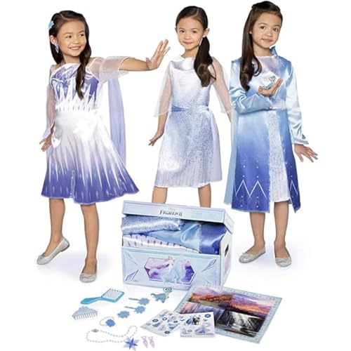 Die Eiskönigin 2 Disney Deluxe-Ankleidetruhe, 17-teilige Truhe exklusiv bei Amazon, inklusive Elsas Abenteuermantel, Kleidern und Accessoires, ideal für Kinder ab 3 Jahren Die Eiskönigin 2 Disney Deluxe-Ankleidetruhe, 17-teilige Truhe exklusiv bei Amazon, inklusive Elsas Abenteuermantel, Kleidern und Accessoires, ideal für Kinder ab 3 Jahren von Disney Frozen