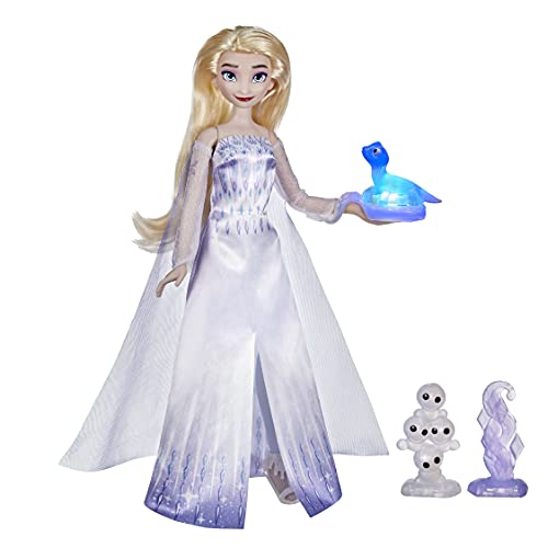 Hasbro Disney Die Eiskönigin 2 Elsas magische Momente, Puppe mit Geräuschen und Sätzen, Für Kinder ab 3 Jahren, Multi, One Size von Disney Frozen