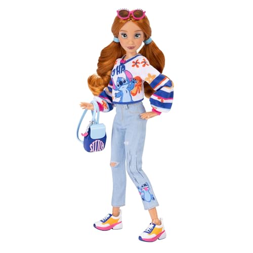 Disney ILY 4EVER Fashion Dolls Stitch with Red Hair 11.5" Tall with 13 Points of Articulation, Two Complete Mix-and-Match Outfits and Glittery Mickey Ring for You! von Disney ILY 4ever