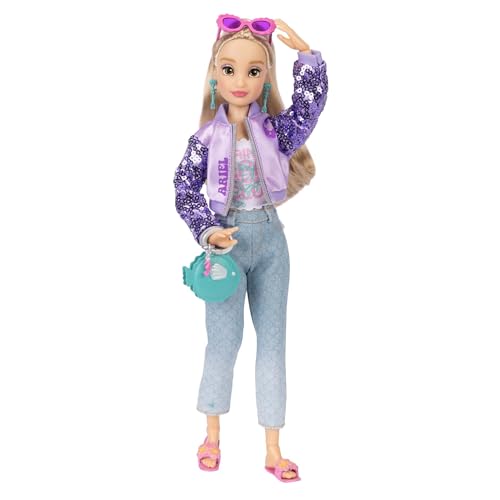 Disney ILY 4EVER Modepuppen Ariel 11,5" groß mit 13 Artikulationspunkten, Zwei kompletten Mix-and-Match-Outfits und glitzerndem Mickey-Ring für Sie von Disney ILY 4ever