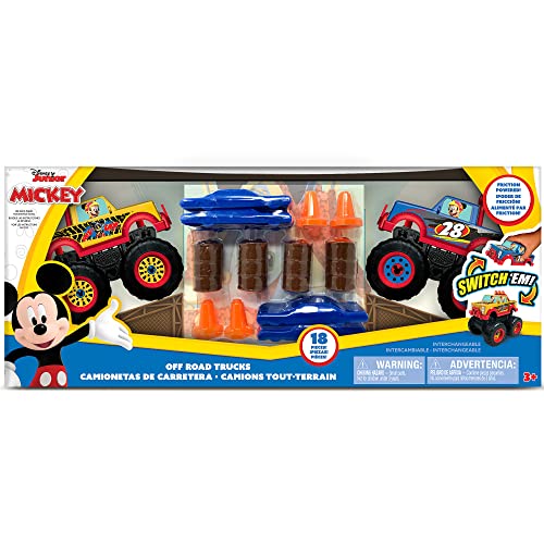 Mickey 18-teiliges Off-Road-Monster-Truck-Spielset von Disney Junior