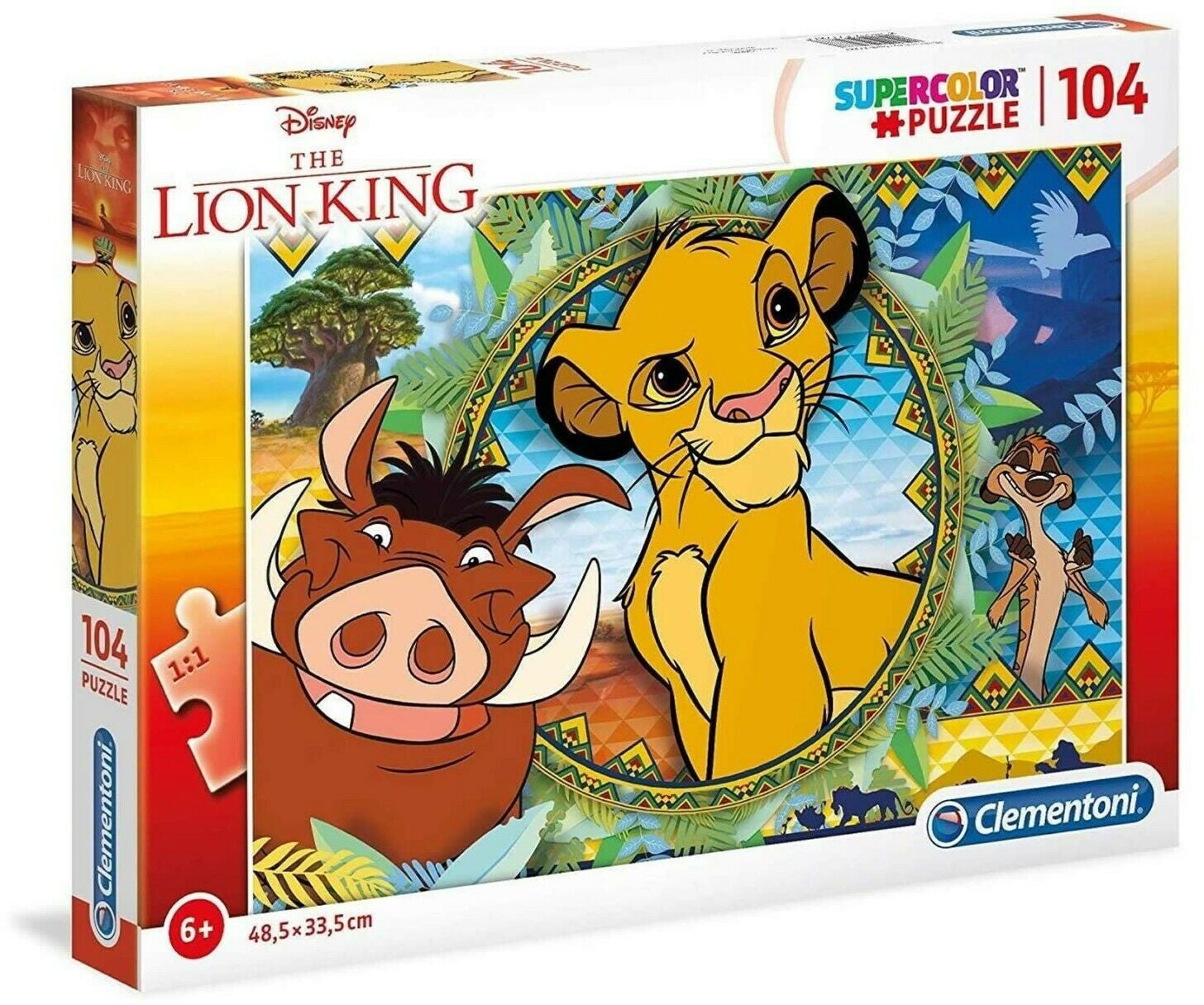 Disney Der Löwenkönig Puzzle, 104 Teile von Disney König der Löwen