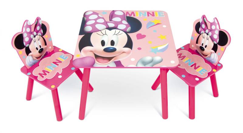 Disney Minnie Maus Tisch und Stühle, Rosa von Disney Minnie Maus