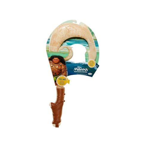 Disney Moana 2 Disney's Maui magischer Fischhaken von Jakks Pacific, für Rollenspiele, offizielles Lizenzprodukt von Disney