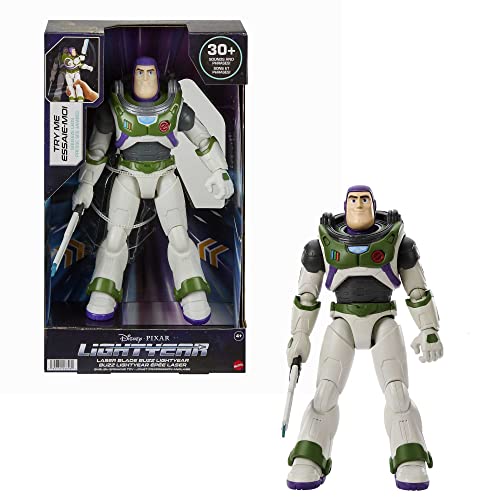 Buzz Lightyear HJC60 - Laserschwert Buzz Lightyear 30 cm große Actionfigur mit mechanischer Bewegung, Lichtern, mehr als 30 Geräuscheffekten, bewegliches Spielzeug, ab 4 Jahren[Exklusiv bei Amazon] von Buzz Lightyear