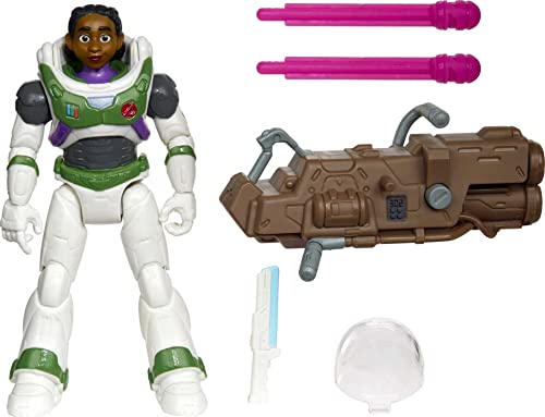 Buzz Lightyear Disney Pixar HHJ88 - Mission Equipped Izzy Hawthorne Spielfigur mit 12 beweglichen Gelenken, inklusive Laser-Attacke & Zubehör, Spielzeug für Kinder ab 4 Jahren von Mattel