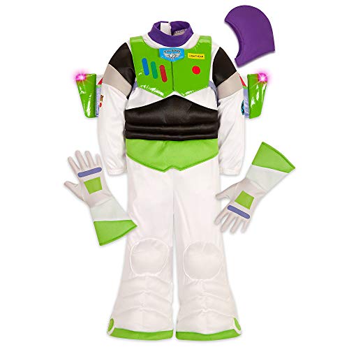 Disney Pixar Buzz Lightyear Leuchtkostüm für Jungen - Toy Story, Größe 7/8 von Disney Pixar