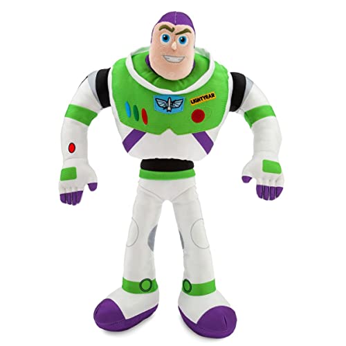 Disney Store Offizieller Buzz Lightyear Plüsch, Toy Story, 17 Zoll, Medium, ikonische Kuscheltierfigur mit gestickten Augen und weichen Plüschfunktionen, geeignet für alle Altersgruppen 0+ von Disney Pixar