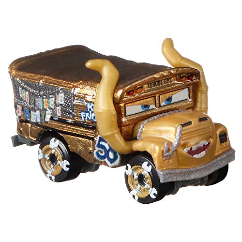 Mattel Cars Mini Racer Miss Fritter Gold GLD62 4x2x2cm von Disney Pixar