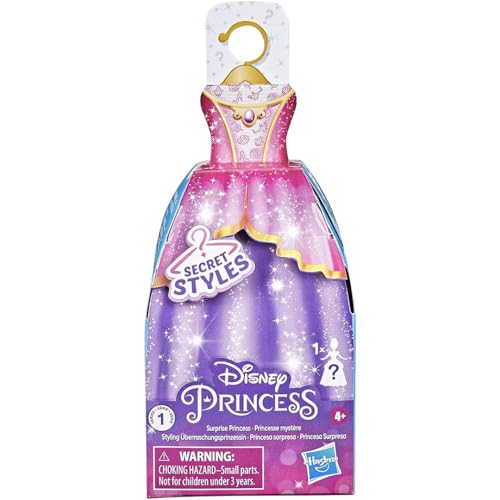 Disney Prinzessin Styling Überraschungsprinzessin Serie 2, Mini Modepuppe mit Outfit, Überraschungspielzeug für Mädchen ab 4 Jahren von Disney Princess