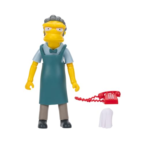 The Simpsons 176654 Die Simpsons 12,7 cm Moe-Sammel Actionfigur, Bunt von Disney