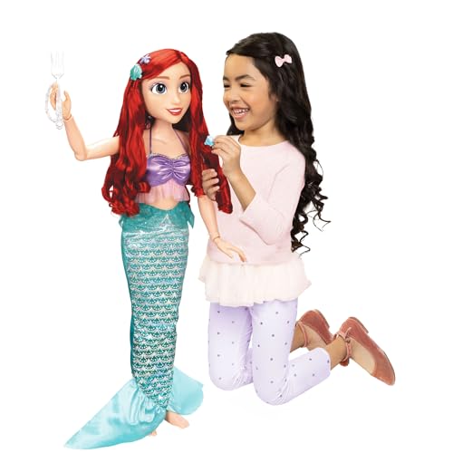 Disney Princess Playdate Arielle Puppe mit Zubehör, 80cm von Disney Princess