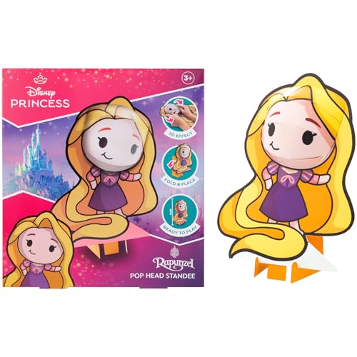 Disney Princess Rapunzel Figur - 3D Pop Head 30 cm - Beauty and The Beast - Sammelfigur - Spielzeug Geschenkidee (DPR24336) von Disney Princess